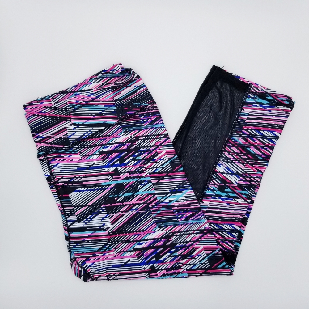 Fabletics Zoey Digital Print Mesh Capri Legging W… - image 2